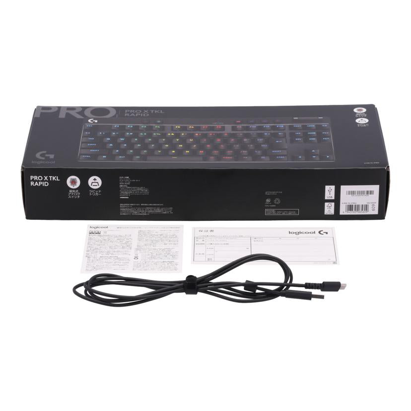Logicool ロジクール　/ゲーミングキーボード／PRO　X　TKL　RAPID/G-PKB-TKL-RTBKd//2438GTN11DU8/ABランク/85