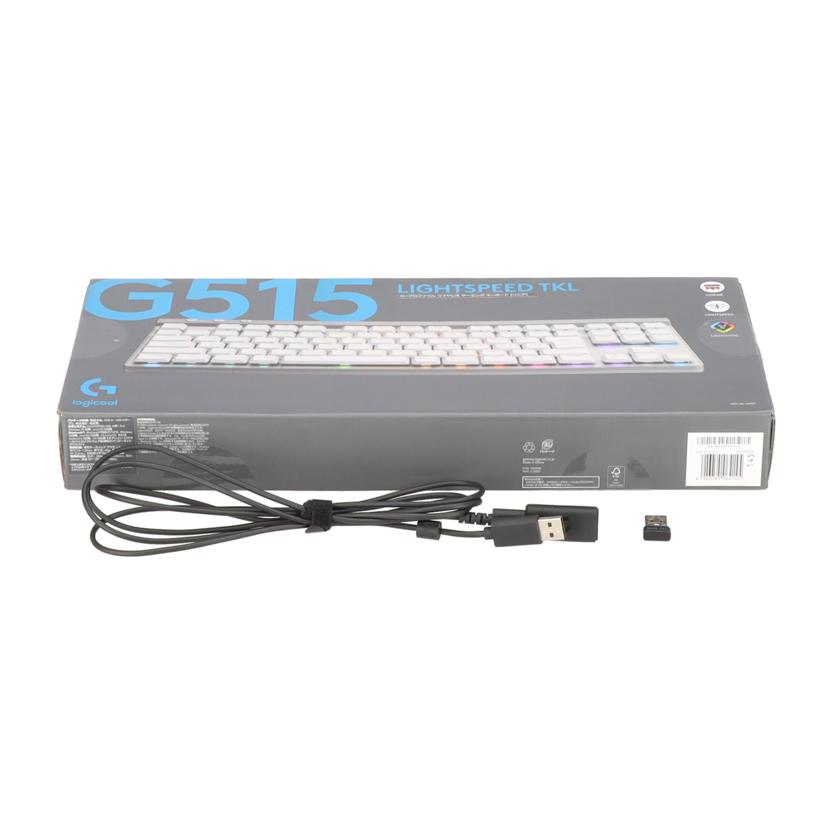 Logicool ロジクール　/ワイヤレスゲーミングキーボード／G515　LIGHTSPEED　TKL/G515-WL-LNWH//2424GTV022L8/ABランク/85
