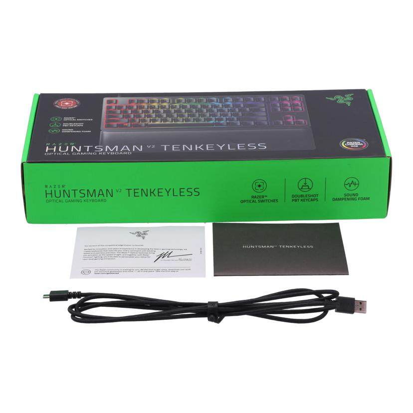 Razer レイザー　/ワイヤレスゲーミングキーボード／Huntsman　V2　TENKEYLESS　JP/RZ03-03941000-R3J1//PM2444F60500296/ABランク/85