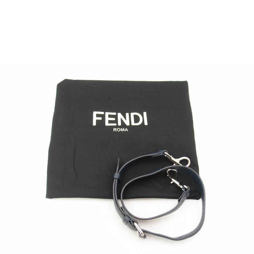 FENDI/セレリアピーカーブー2wayトート／ネイビー/7VA354//016*****/Aランク/69