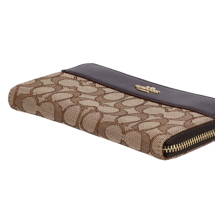 COACH コーチ/シグネチャー／ラウンドファスナー長財布/F76638//H19**/Aランク/18