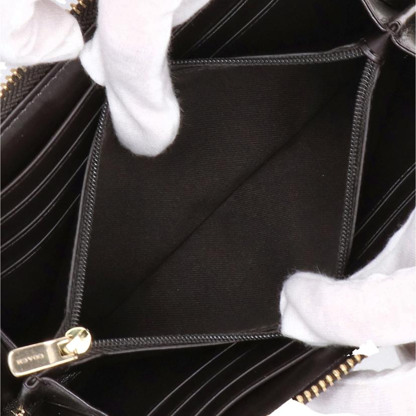 COACH コーチ/シグネチャー／ラウンドファスナー長財布/F76638//H19**/Aランク/18