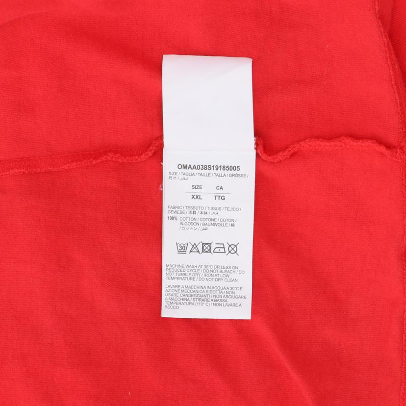 OFF－WHITE オフホワイト/モナリザTシャツ／XXL／レッド/OMAA038S19185005//ABランク/20