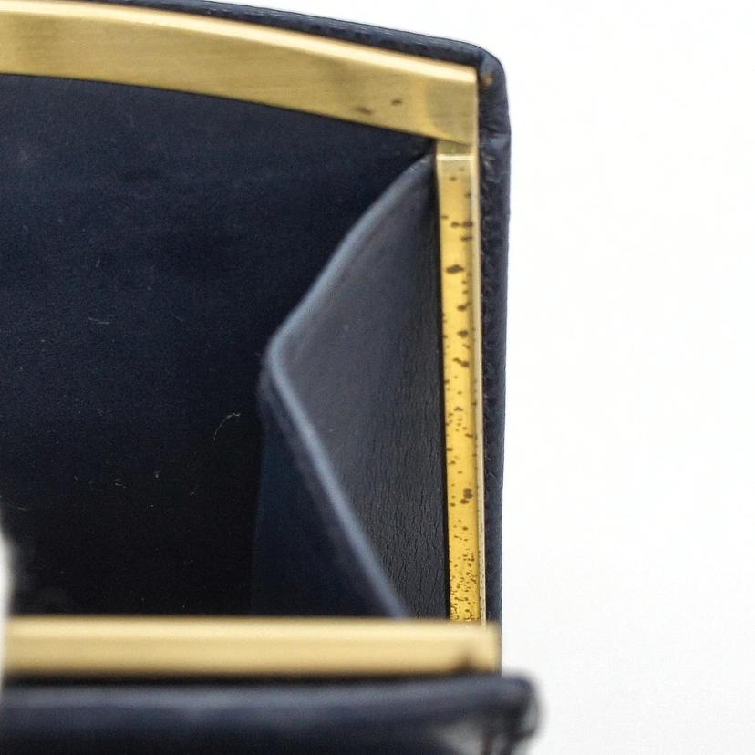 COACH コーチ/ガマ口二つ折り財布／ネイビー／ヴィンテージ//ABランク/18