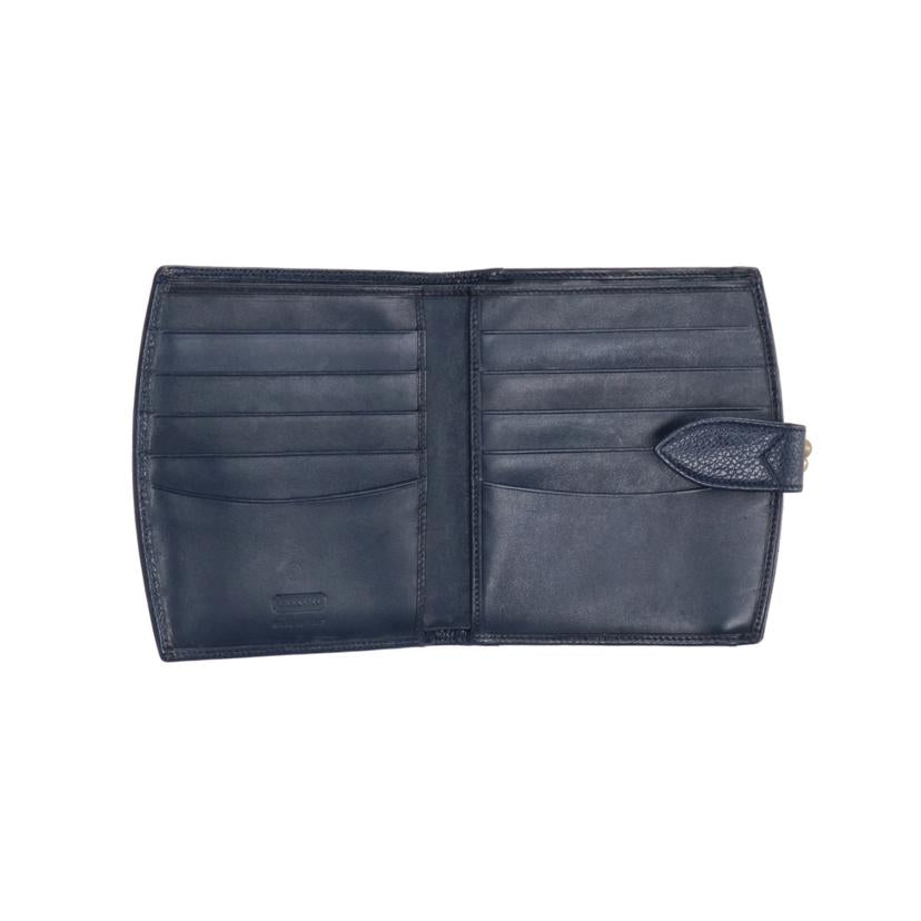 COACH コーチ/ガマ口二つ折り財布／ネイビー／ヴィンテージ//ABランク/18