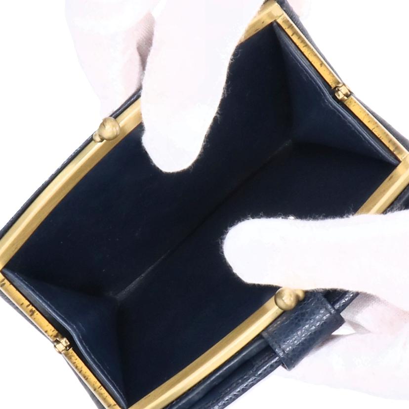 COACH コーチ/ガマ口二つ折り財布／ネイビー／ヴィンテージ//ABランク/18