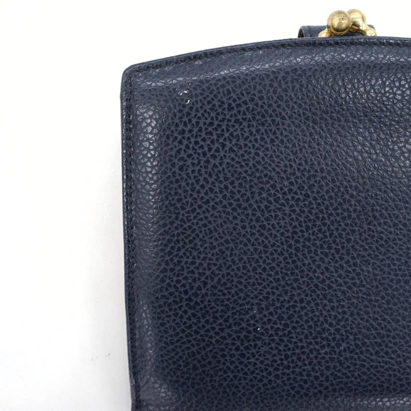 COACH コーチ/ガマ口二つ折り財布／ネイビー／ヴィンテージ//ABランク/18