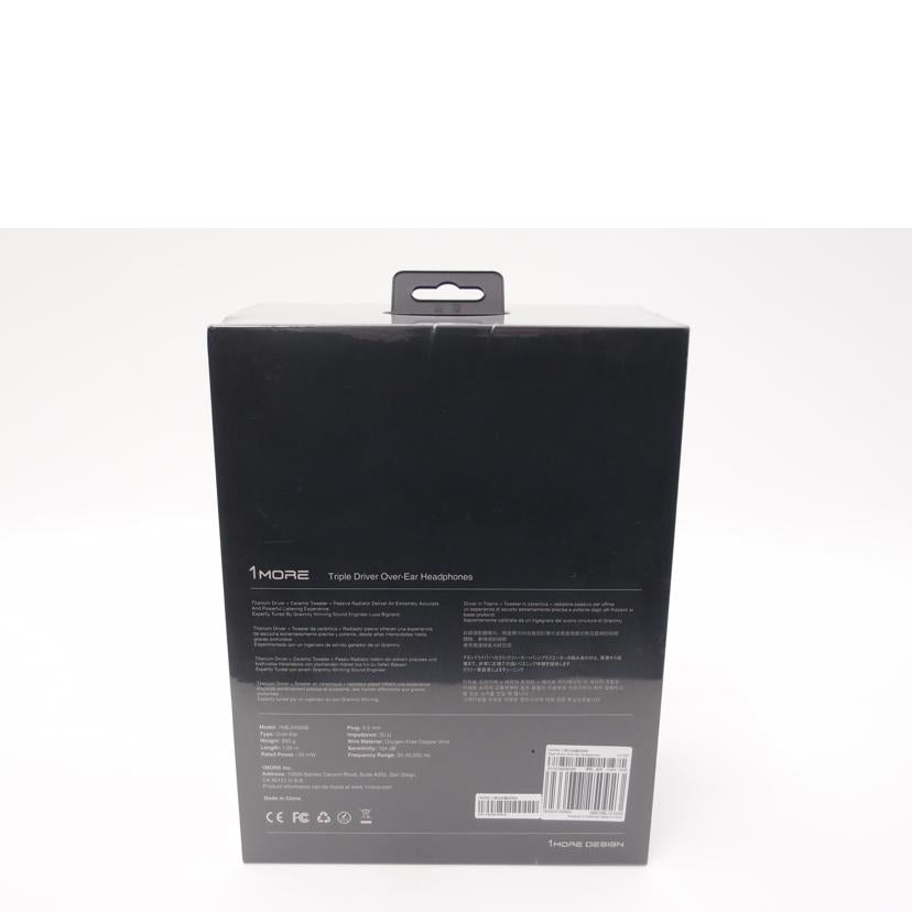1MORE ワンモア/ハイレゾ対応ヘッドホン/H1707//0190280100429/Sランク/69
