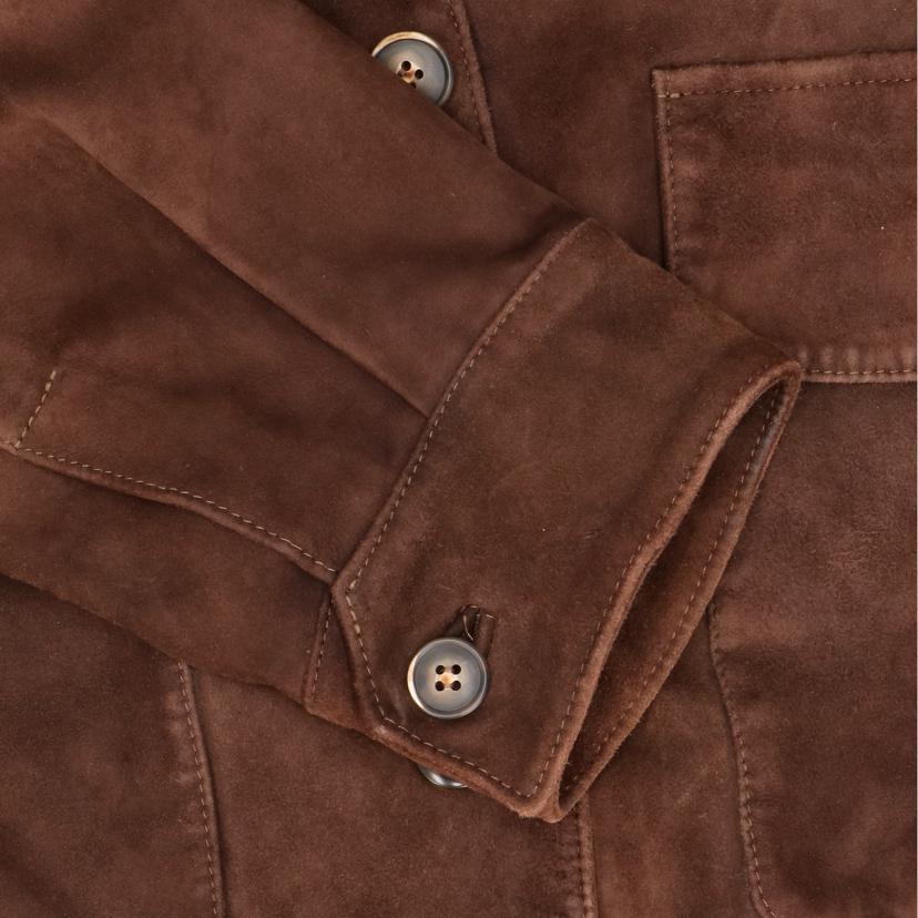 CINQUANTA チンクアンタ/ゴートスエード／ドライビングブルゾンジャケット／ブラウン/H-504/1//Aランク/18