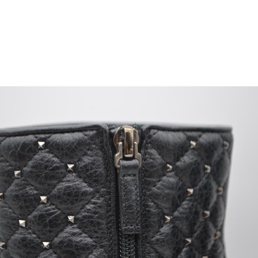 VALENTINO ヴァレンティノ/ベルテッドショートレザーブーツ／24．0cm（38）/PW2S0F74//ABランク/89
