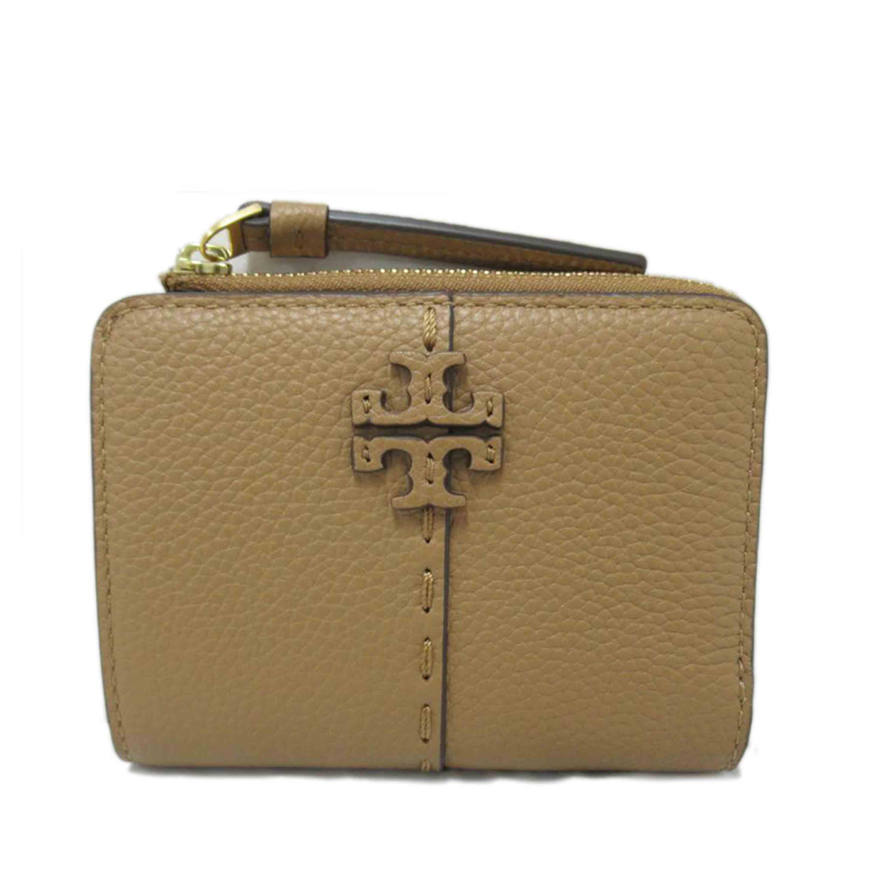 TORY　BURCH/L字ファスナー二つ折り財布／レザー//Aランク/63