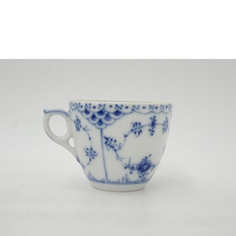 ロイヤルコペンハーゲン ロイヤルコペンハーゲン/ブルーフルーテッド　ハーフレース　カップ＆ソーサー//SAランク/69