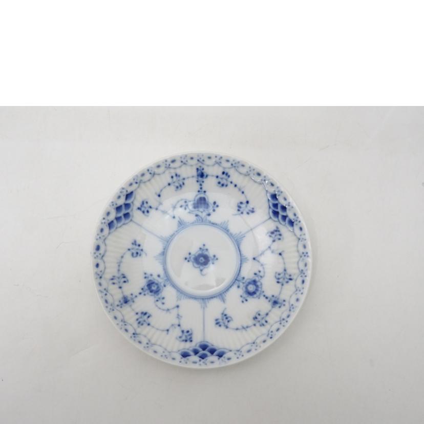 ロイヤルコペンハーゲン ロイヤルコペンハーゲン/ブルーフルーテッド　ハーフレース　カップ＆ソーサー//SAランク/69