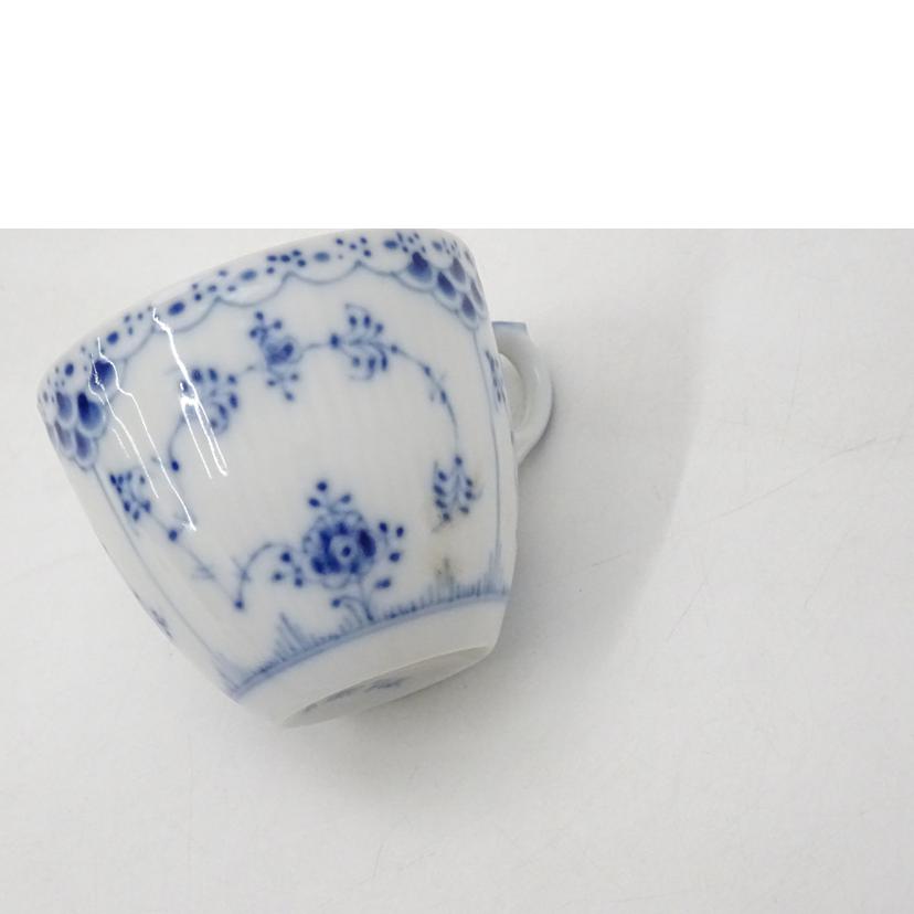 ロイヤルコペンハーゲン ロイヤルコペンハーゲン/ブルーフルーテッド　ハーフレース　カップ＆ソーサー//SAランク/69