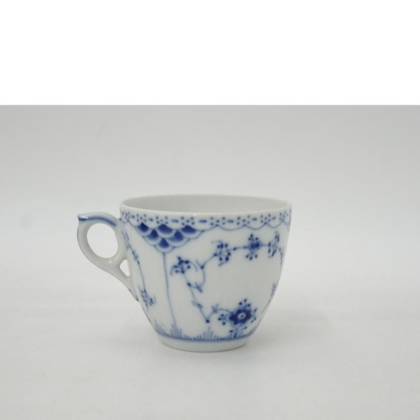ロイヤルコペンハーゲン ロイヤルコペンハーゲン/ブルーフルーテッド　ハーフレース　カップ＆ソーサー//SAランク/69