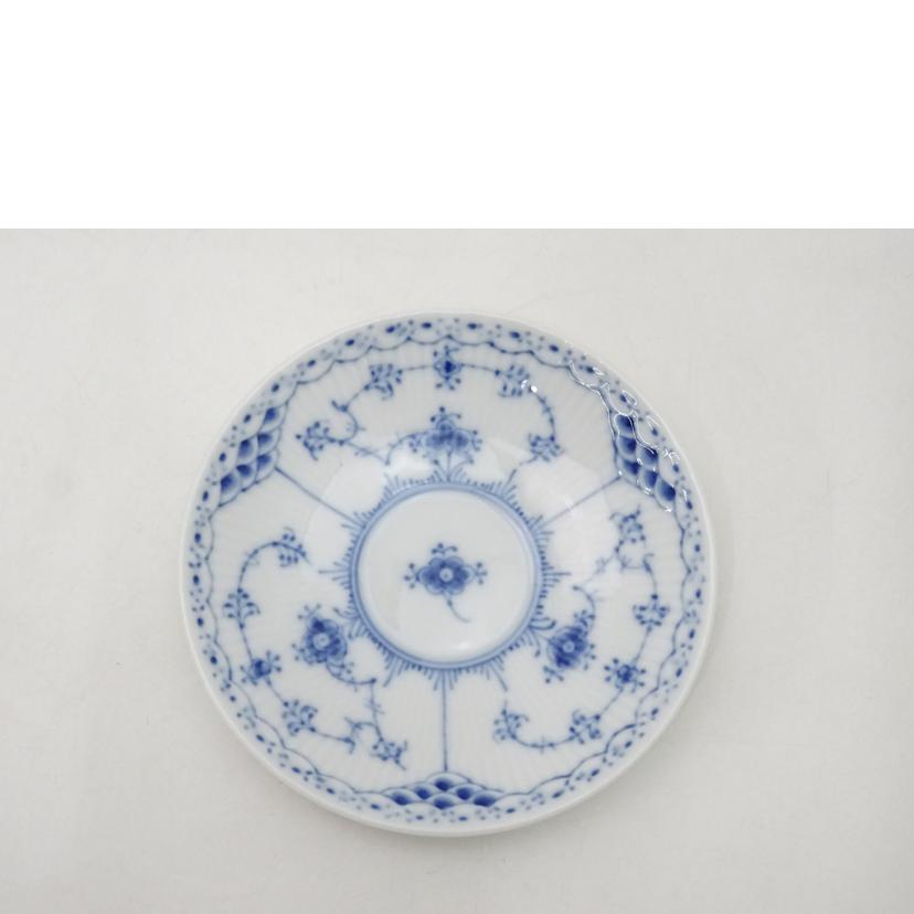 ロイヤルコペンハーゲン ロイヤルコペンハーゲン/ブルーフルーテッド　ハーフレース　カップ＆ソーサー//SAランク/69