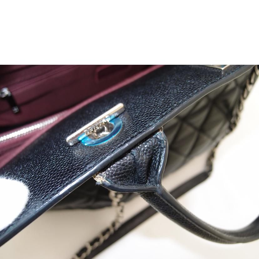 CHANEL シャネル/マトラッセ2wayハンド／ラム・キャビア／ブラック//191*****/Bランク/69