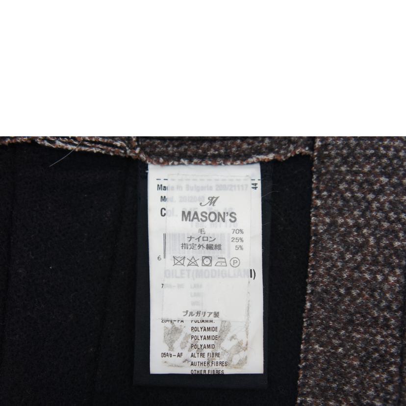 MASON＇S メイソンズ/メンズ　ジレ　／テーラードベスト//ABランク/20