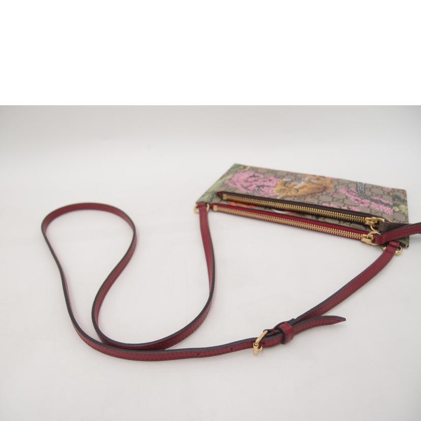 GUCCI グッチ/ベンガルタイガーGGスプリームショルダー／レッド/454111//493***/Aランク/69
