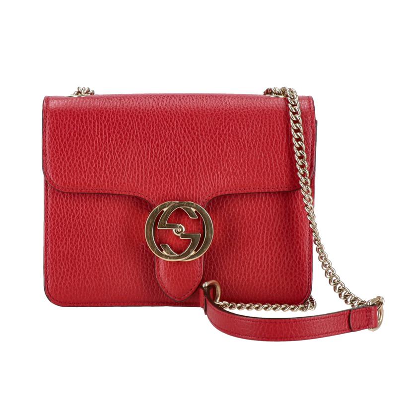 GUCCI ｸﾞｯﾁ/インターロッキングG／チェーンショルダー/510304//233***/Aランク/78