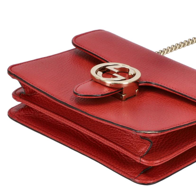 GUCCI ｸﾞｯﾁ/インターロッキングG／チェーンショルダー/510304//233***/Aランク/78