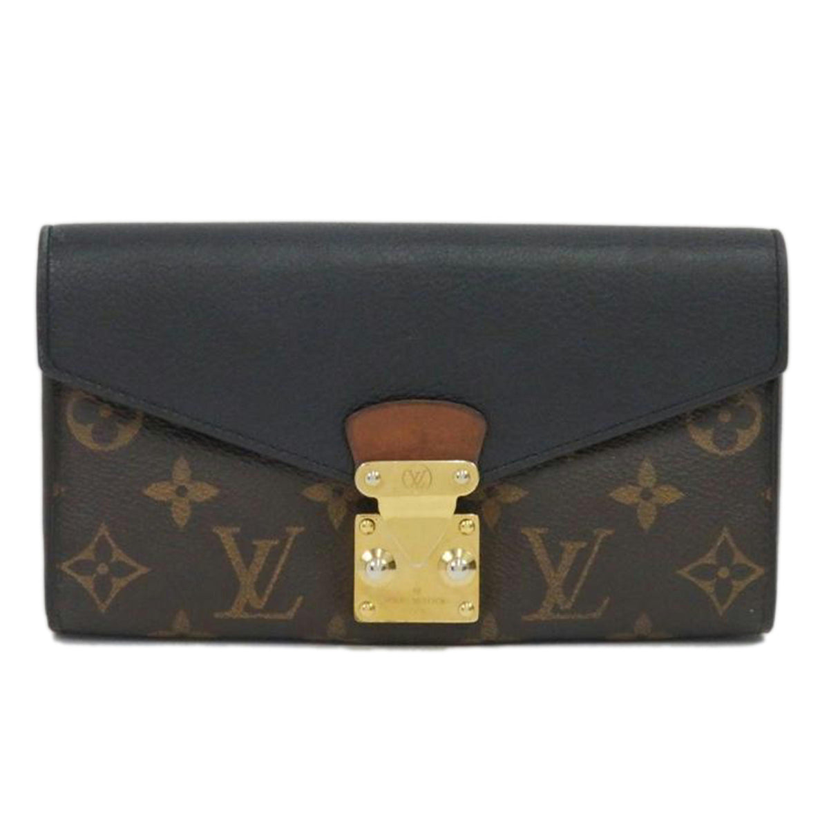 LOUIS VUITTON ルイヴィトン/ モノグラム ポルトフォイユ・パラス ブラック / M58415//SN3***/ABランク/25