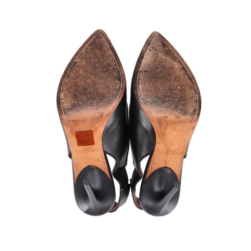 GIVENCHY ジバンシー/レザーヒールパンプス／ブラック//ABランク/18