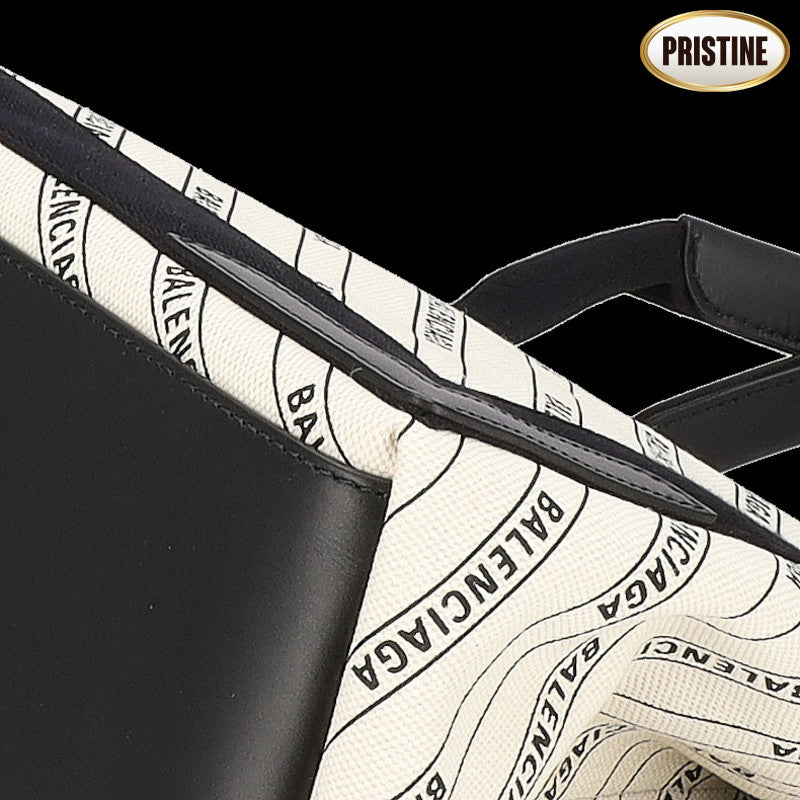 BALENCIAGA バレンシアガ/ネイビーカバス／マルチロゴストライプ/339933//921*/SAランク/91