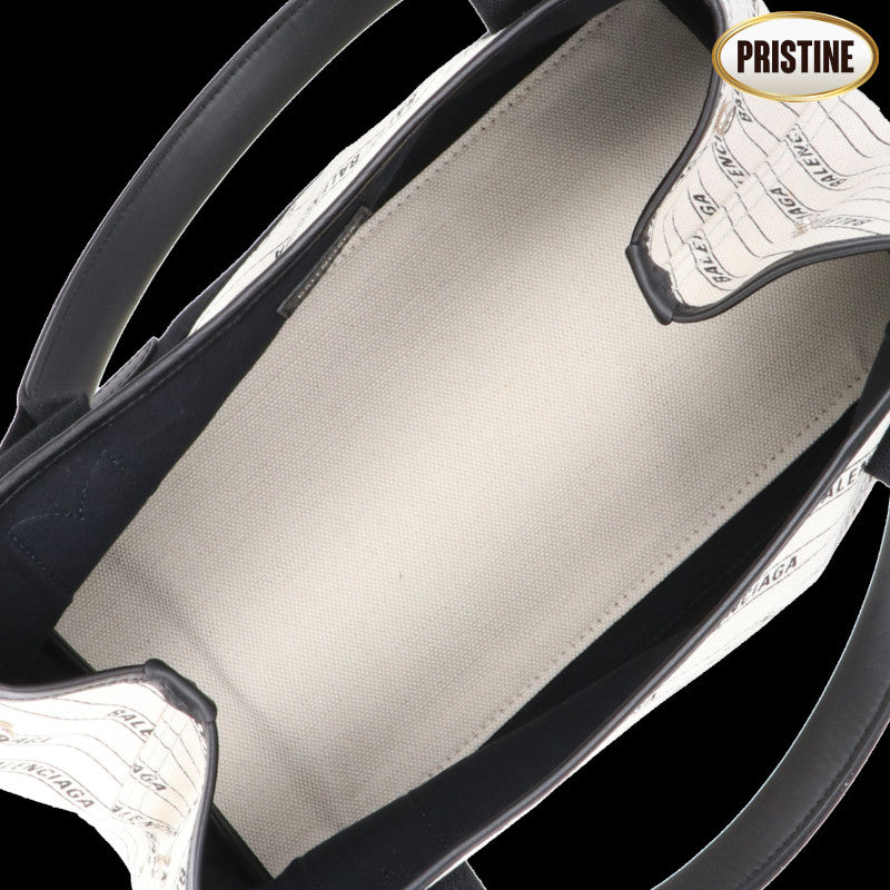 BALENCIAGA バレンシアガ/ネイビーカバス／マルチロゴストライプ/339933//921*/SAランク/91