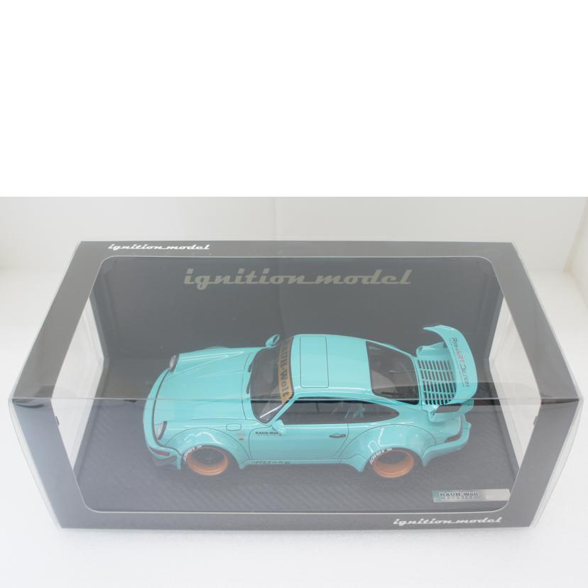 ignition mode イグニッションモデル/1：18 RWB 964 Light Blue 2458/2458//Aランク/01