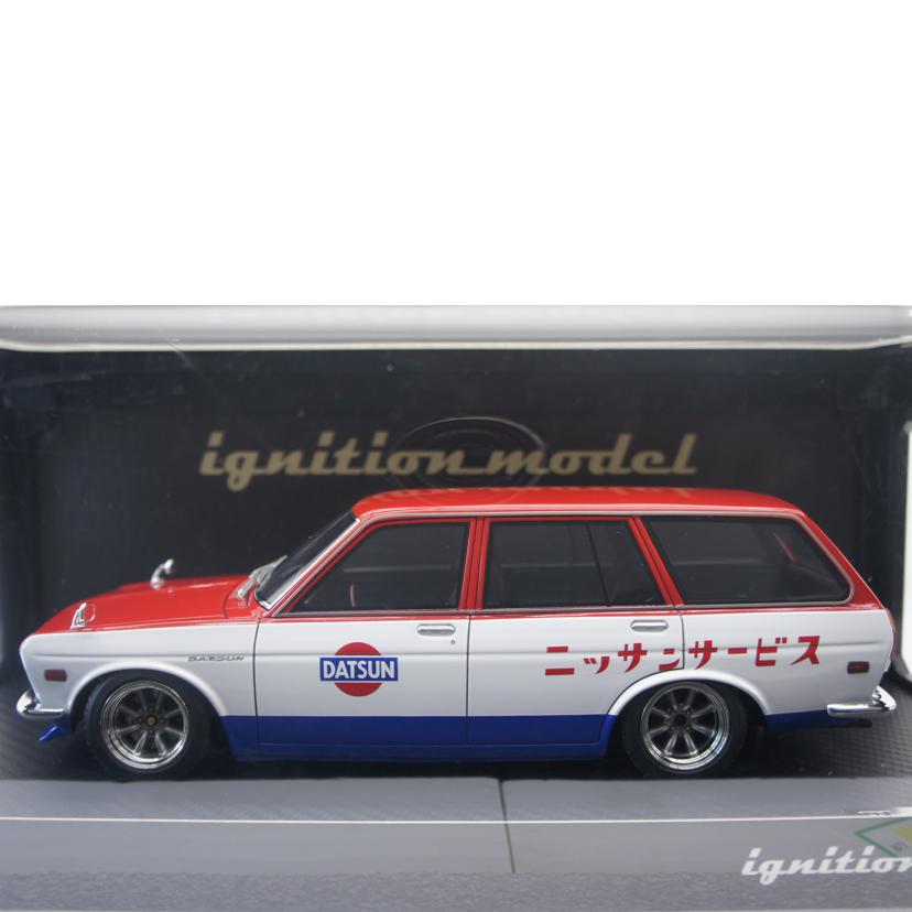 ignition model イグニッションモデル/1：18 Datsun BlueBird（510）Wagon Red/White/Blue 2221/2221//Aランク/01