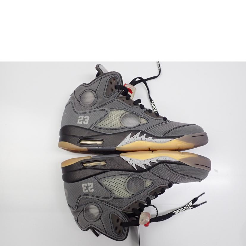 NIKE　×　OFF　WHITE　　 ﾅｲｷ　×　ｵﾌﾎﾜｲﾄ/AIR　JORDAN　5　RETRO　SP/CT8480-100//27.5cm/Bランク/62