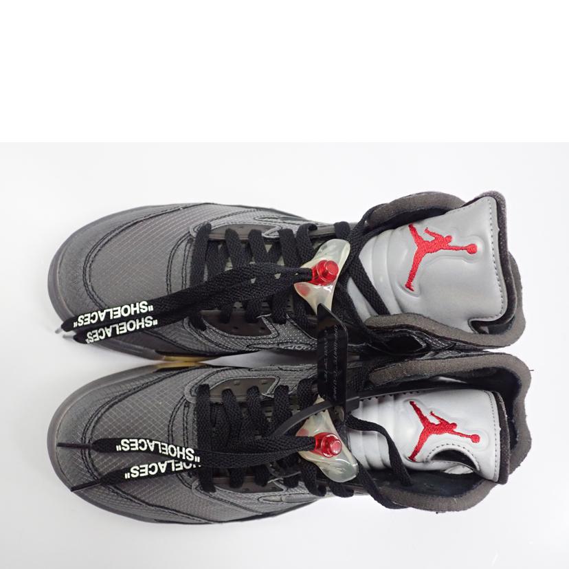 NIKE　×　OFF　WHITE　　 ﾅｲｷ　×　ｵﾌﾎﾜｲﾄ/AIR　JORDAN　5　RETRO　SP/CT8480-100//27.5cm/Bランク/62