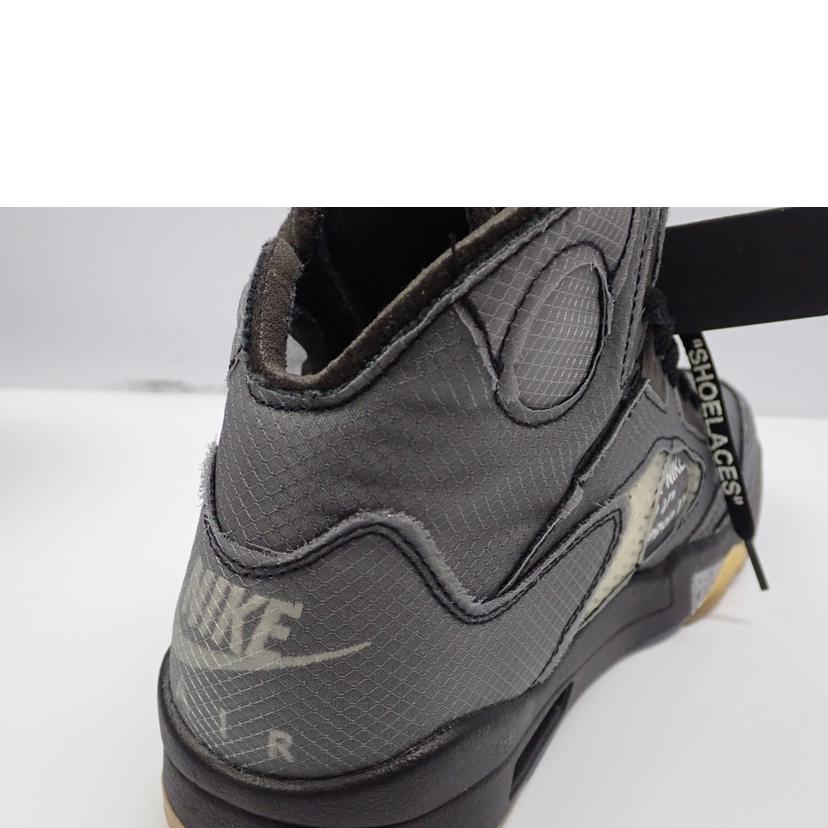 NIKE　×　OFF　WHITE　　 ﾅｲｷ　×　ｵﾌﾎﾜｲﾄ/AIR　JORDAN　5　RETRO　SP/CT8480-100//27.5cm/Bランク/62