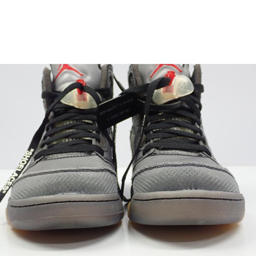 NIKE　×　OFF　WHITE　　 ﾅｲｷ　×　ｵﾌﾎﾜｲﾄ/AIR　JORDAN　5　RETRO　SP/CT8480-100//27.5cm/Bランク/62