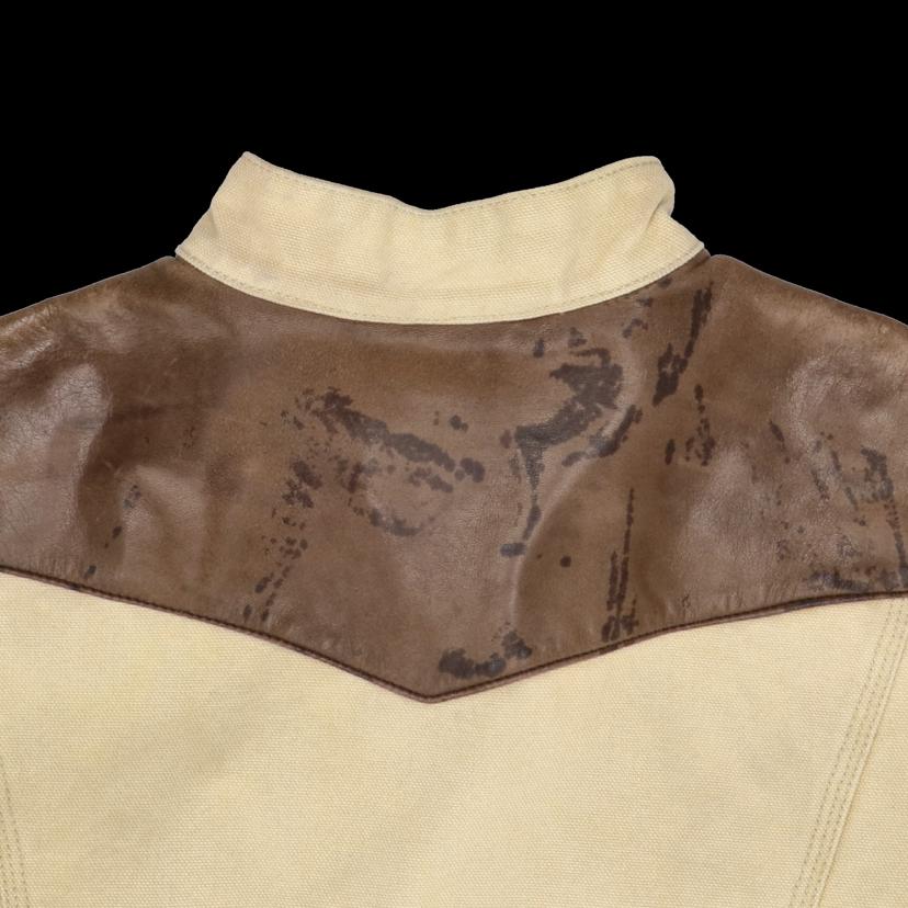 RED　MOON レッドムーン/ワークジャケット／レザー×コットン//ABランク/18