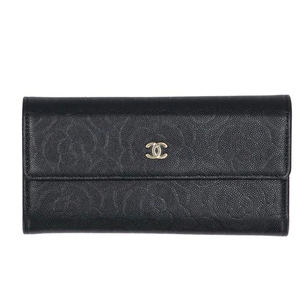 CHANEL シャネル/カメリア 二つ折長財布//319*****/Aランク/06