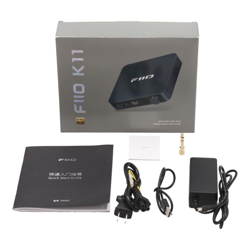 FiiO フィーオ /USB DAC内蔵ヘッドホンアンプ/K11 FIO-K11-B//60030580400408/ABランク/62