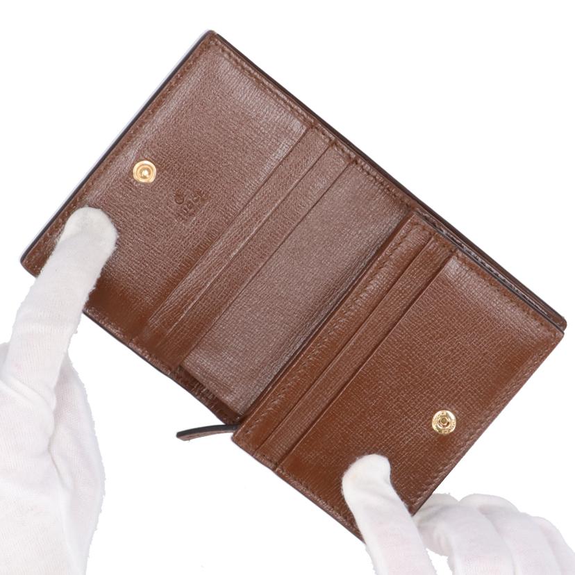 GUCCI グッチ/GGスプリーム／ハートモチーフ二つ折り財布/648848//041*/ABランク/18