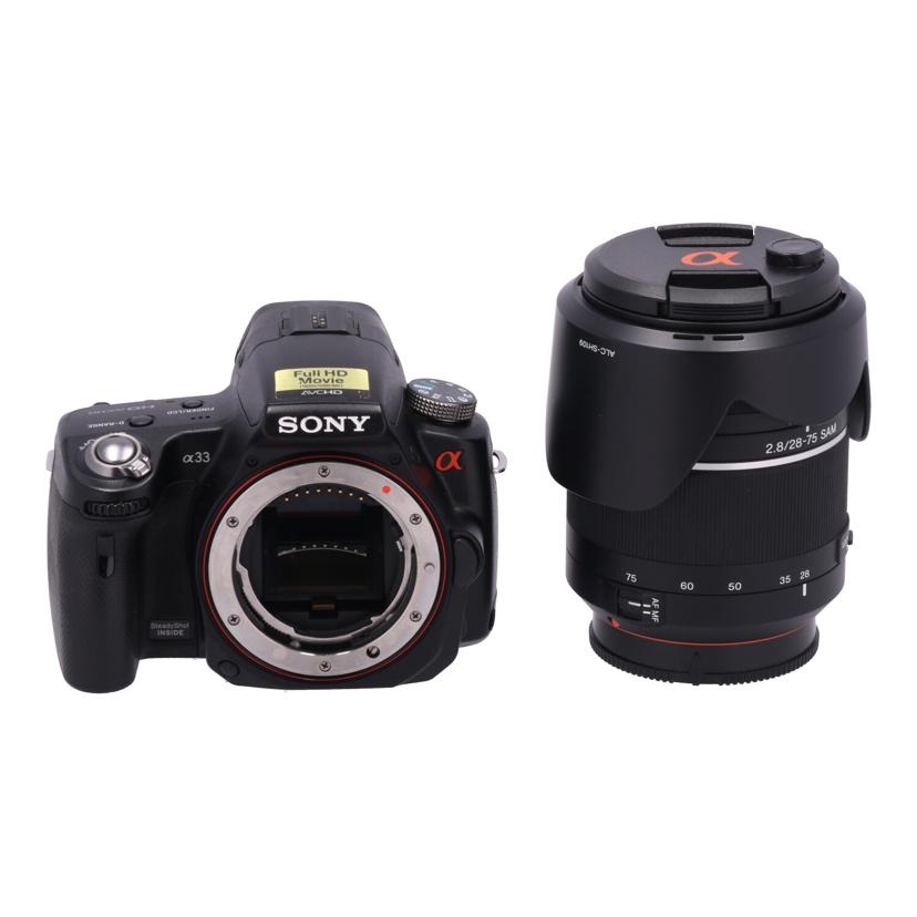 SONY　 ソニー　/デジタル一眼　レンズセット／α33＋28－75mm/SLT-A33+SAL2875//0011863/Bランク/69