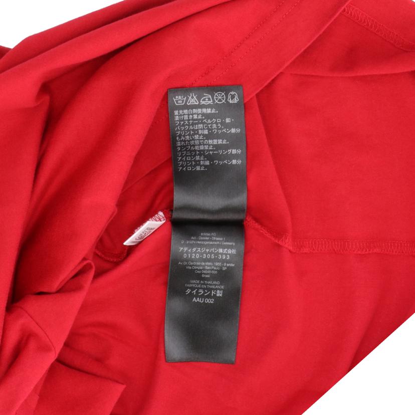 Y－3×adidas ワイスリー/Y－3／バッグロゴコットンTシャツ／レッド//Bランク/06