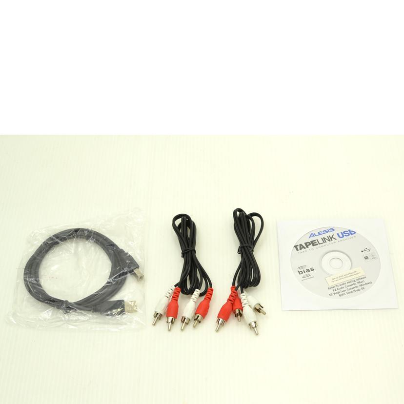 ALESIS アレシス/USB搭載　ダブルカセットデッキ/TAPE LINK USB//Sランク/75