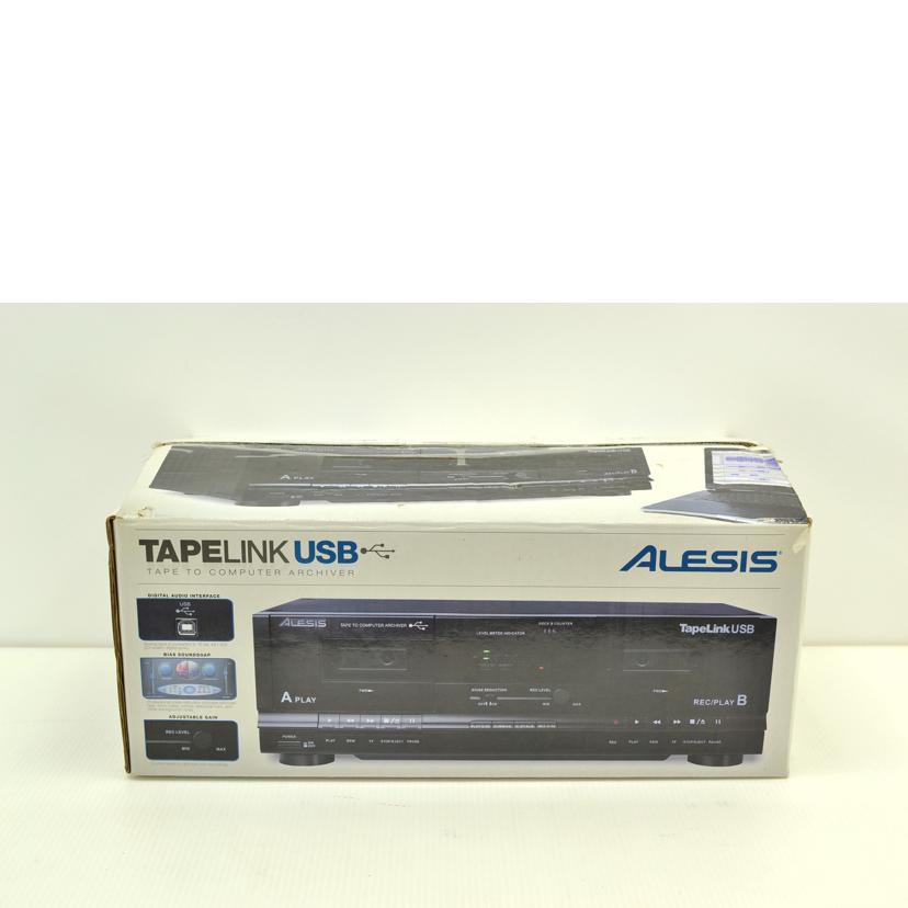 ALESIS アレシス/USB搭載　ダブルカセットデッキ/TAPE LINK USB//Sランク/75
