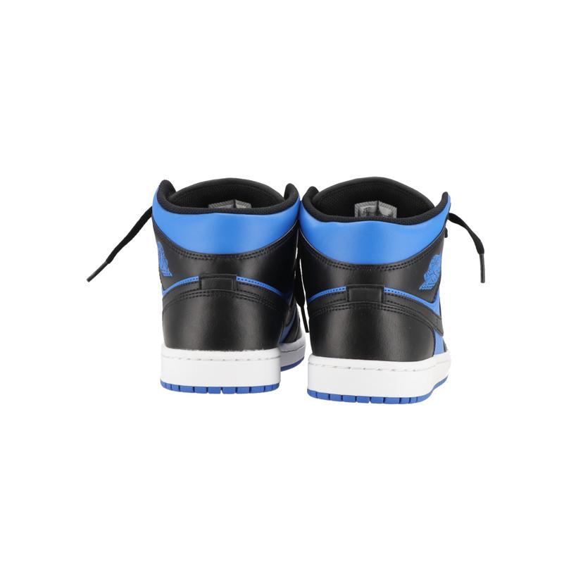 NIKE ナイキ/エアジョーダン1 MID ブラック/ロイヤルブルー/DQ8426-042//Aランク/01