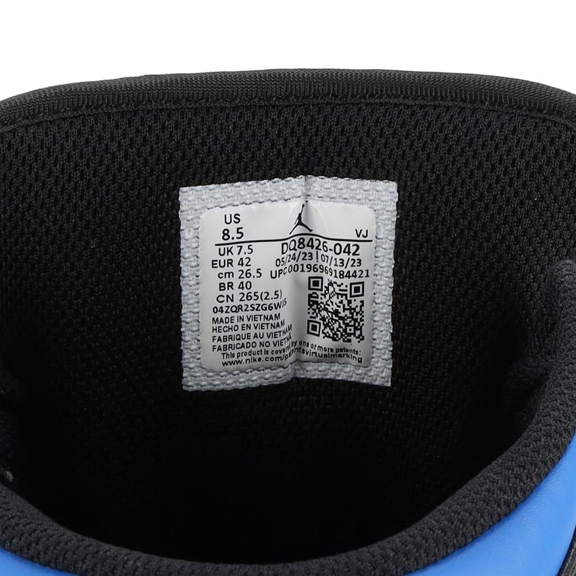 NIKE ナイキ/エアジョーダン1 MID ブラック/ロイヤルブルー/DQ8426-042//Aランク/01
