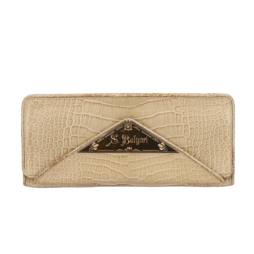 BVLGARI ブルガリ/クロコダイルクラッチバッグ//AXE***/Aランク/09