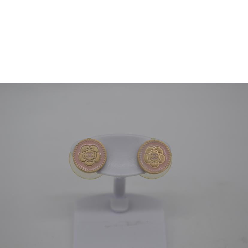 CHANEL シャネル/カメリアココマークミニピアス／ピンク/06P//ABランク/89