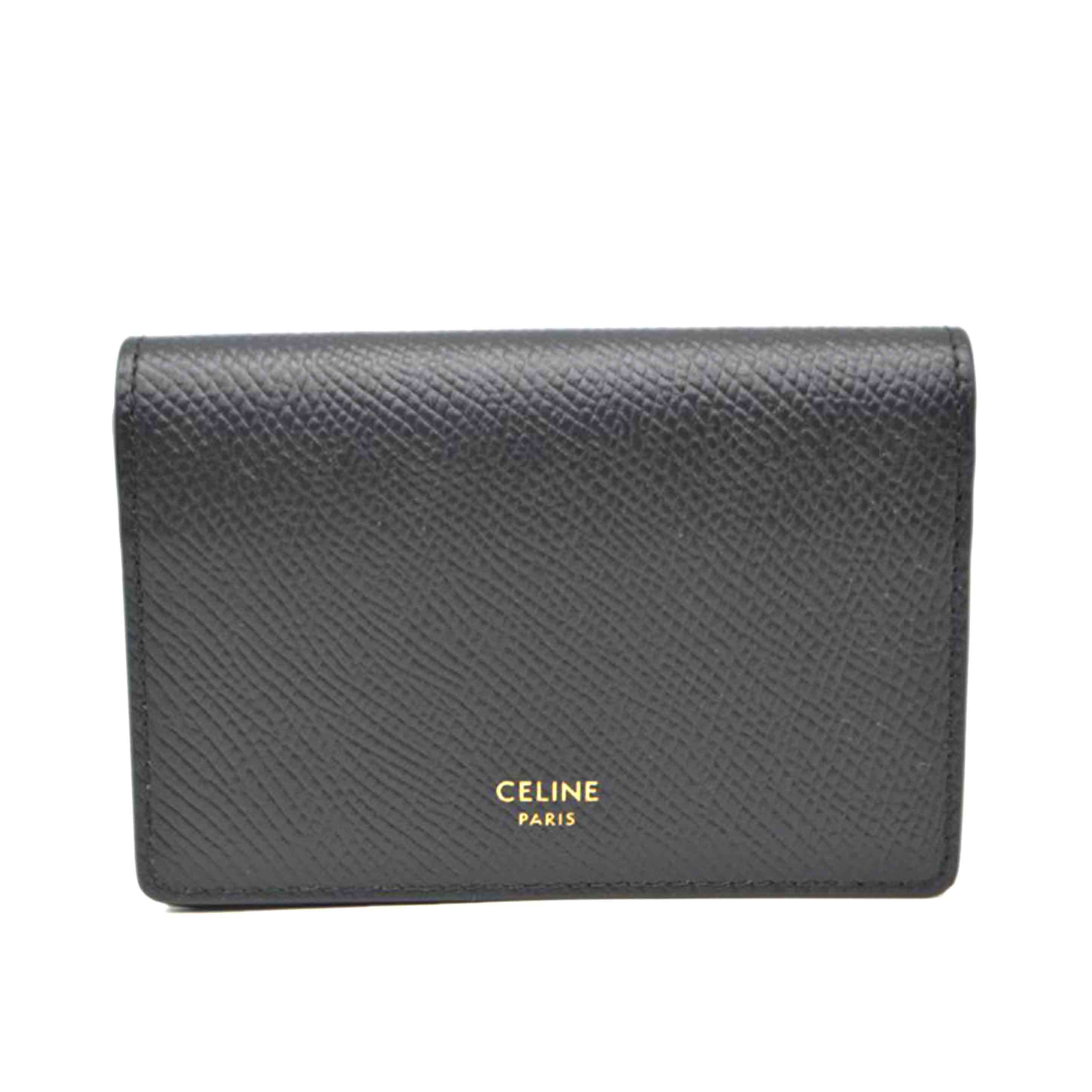 CELINE セリーヌ/ビジネスカードホルダー／グレインドカーフスキン/10J813EBEl//W-I******/Aランク/89