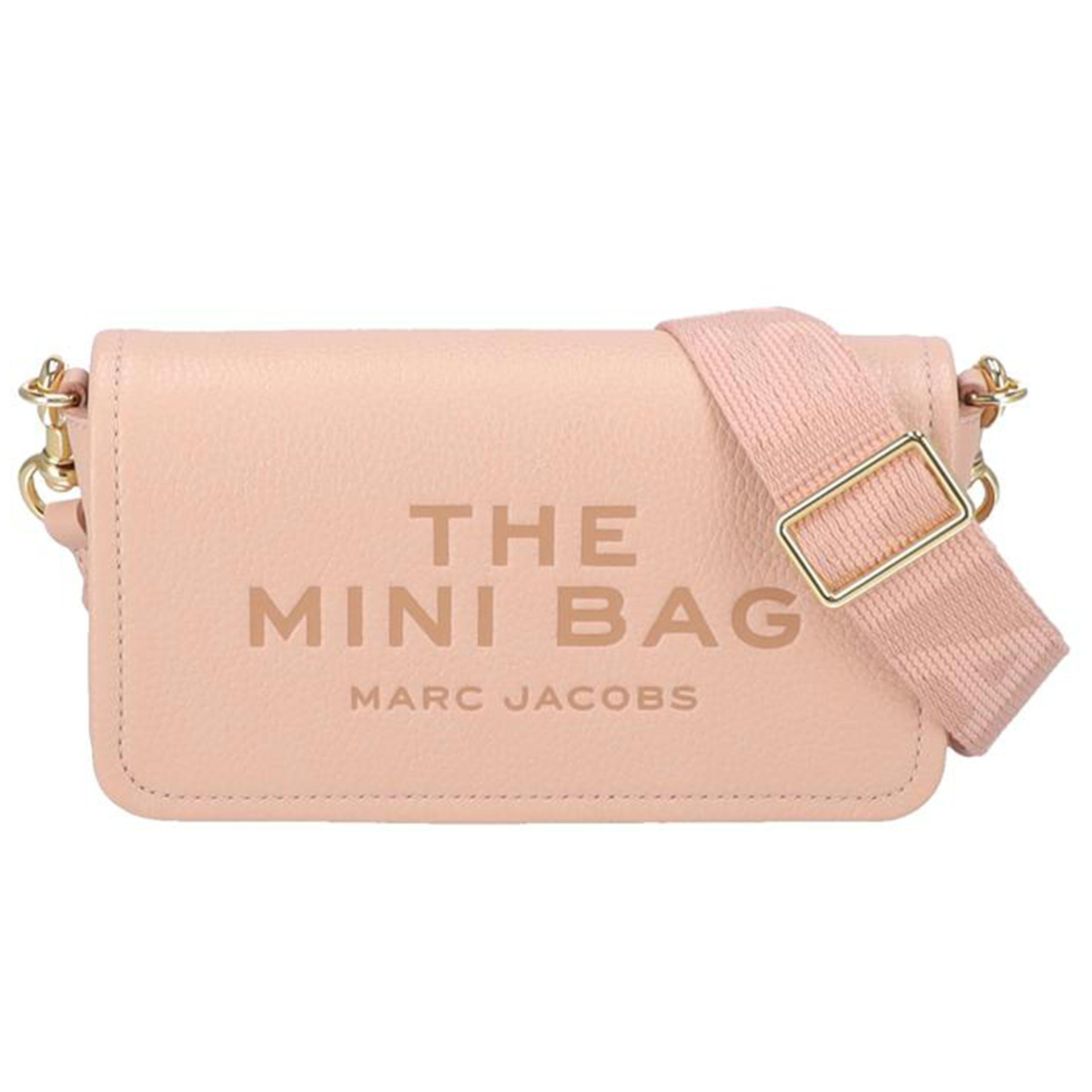 MARC　JACOBS マークジェイコブス/THE　MINI　BAG／レザーショルダーバッグ／ベージュピンク//SAランク/18