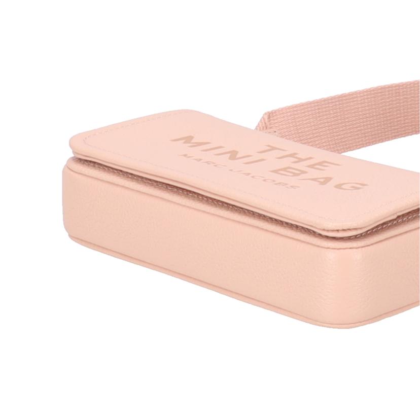MARC　JACOBS マークジェイコブス/THE　MINI　BAG／レザーショルダーバッグ／ベージュピンク//SAランク/18